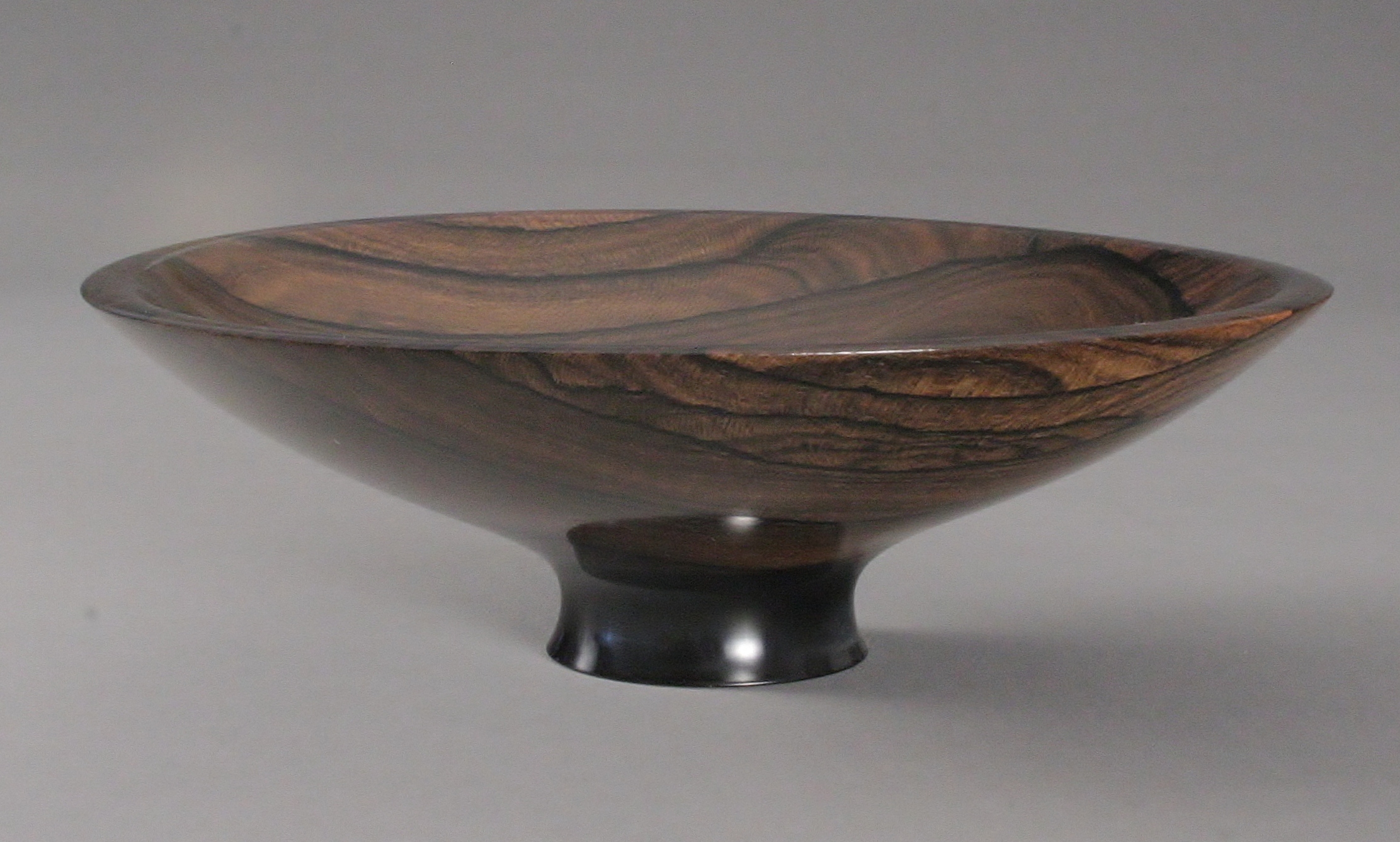 Ziricote and blackwood bowl