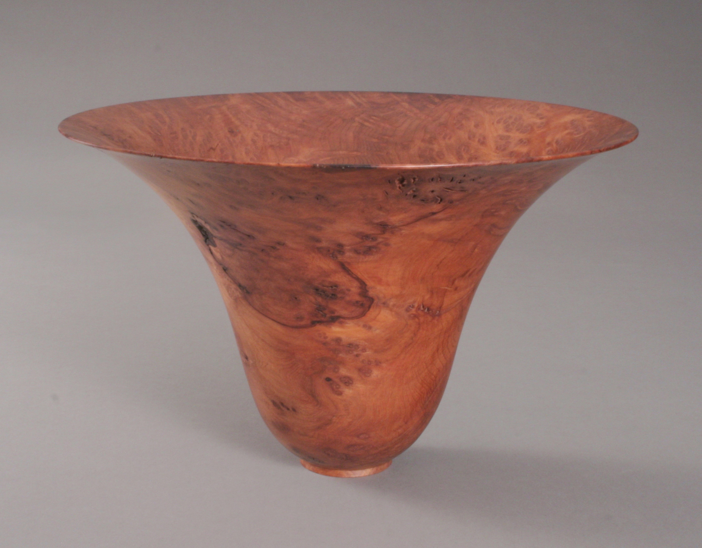 Redwood burl ogee bowl