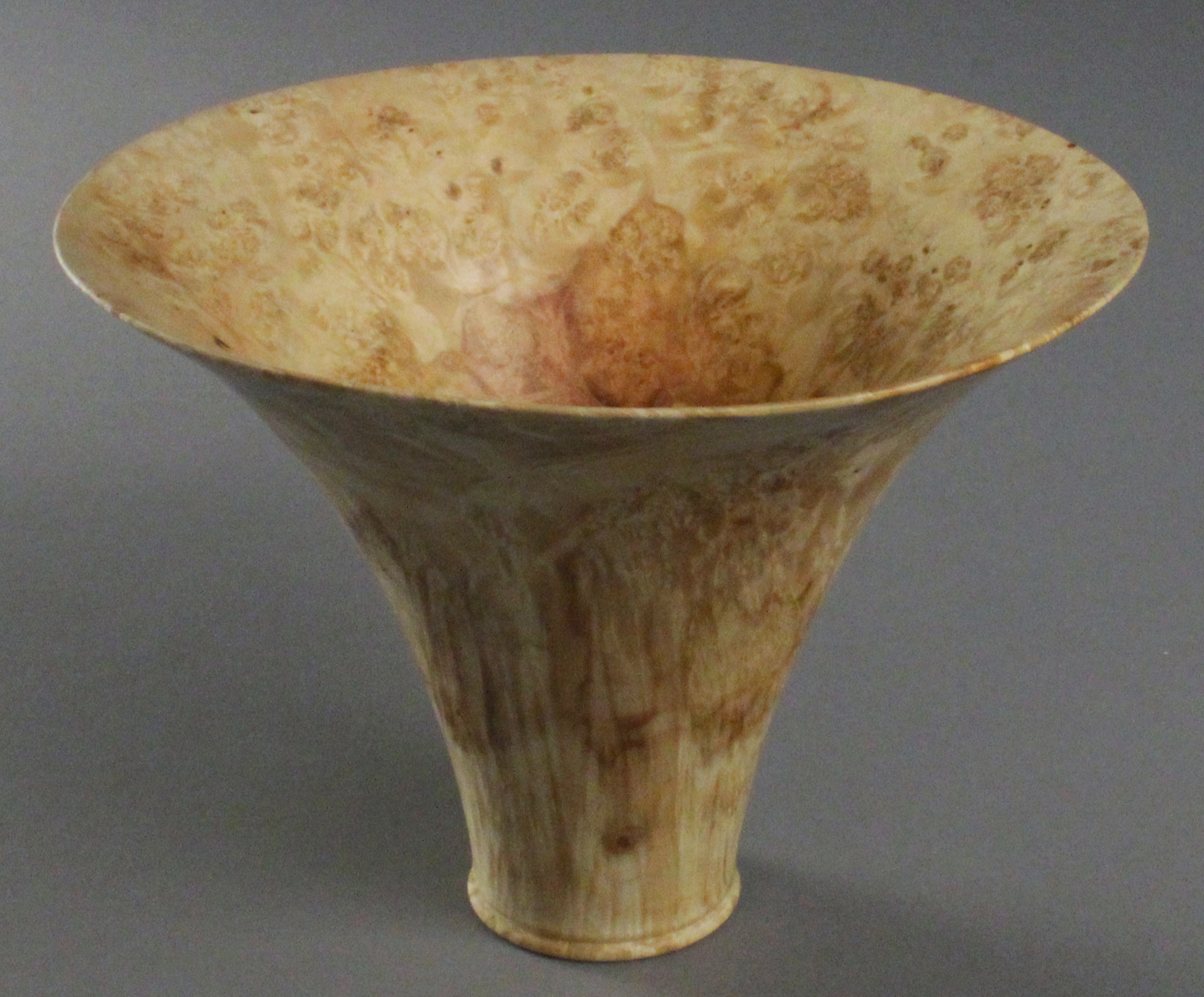 Box elder burl bowl-tall