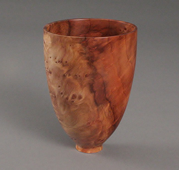 Redwood burl vase-small